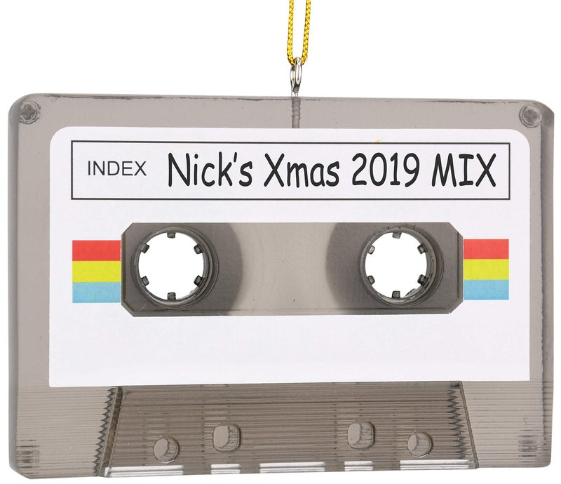 Tree Buddees Retro Cassette Tape Unique Christmas Ornaments - Personalizable - Image 4
